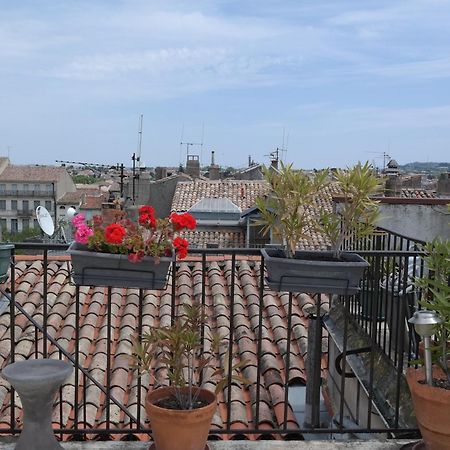 Penthouse Apartment Overlooking Place Carnot Carcassone Kültér fotó